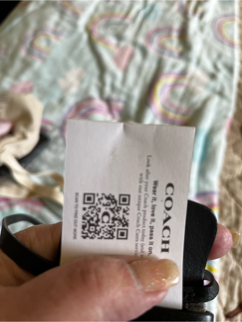 Coach Black Mini Turnlock Bag Charm or Necklace. - Picture 13 of 16